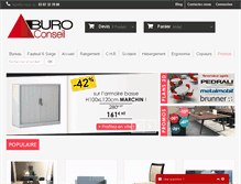 Tablet Screenshot of buro-conseil.com
